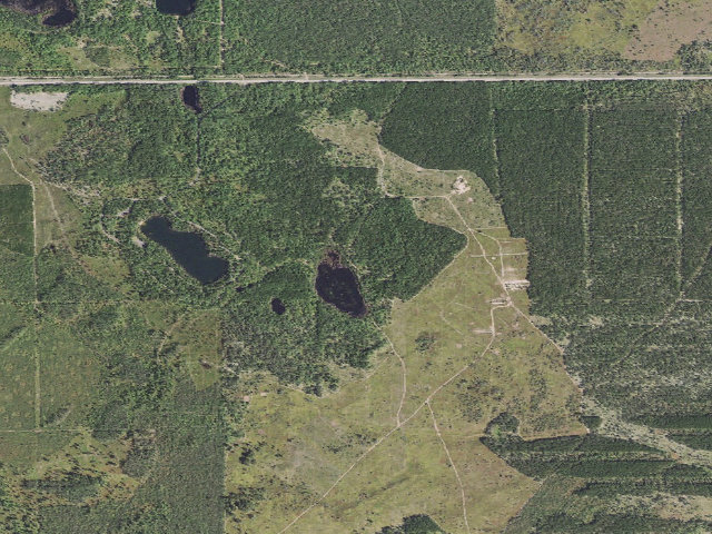 Aerial image of Little Soldier Lake