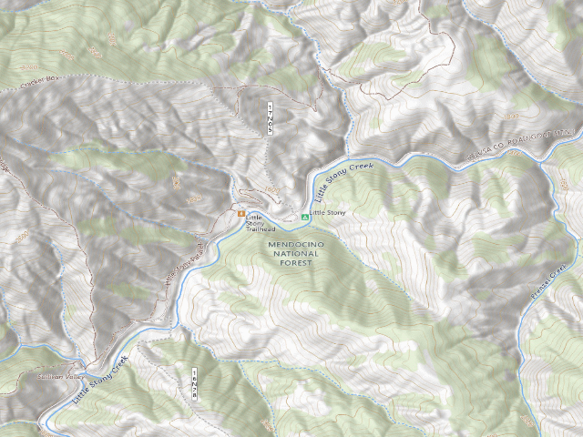USGS topographic map of Little Stony