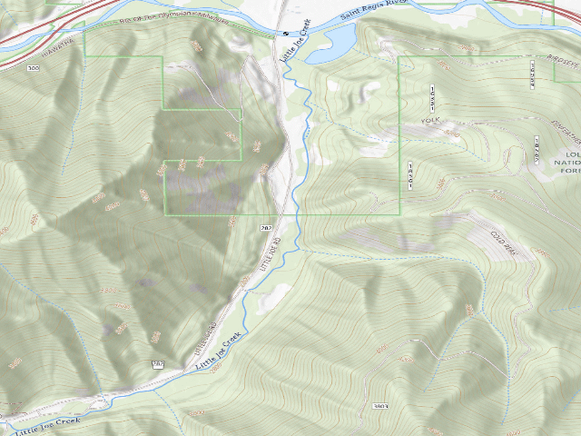 USGS topographic map of Littlejoe-010