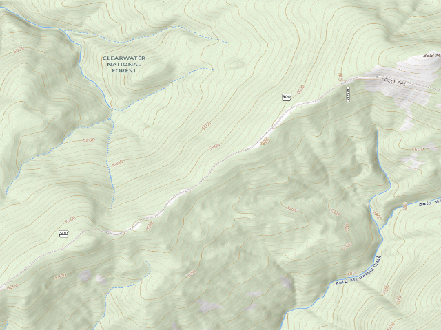 USGS topographic map of Loc500Rd-020