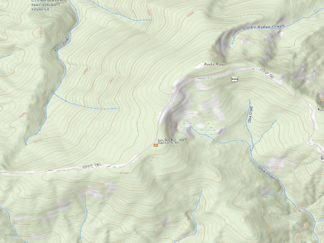 USGS topographic map of Loc500Rd-036