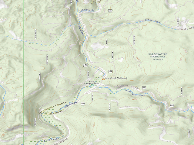 USGS topographic map of Loc5114Bradfordbridgea