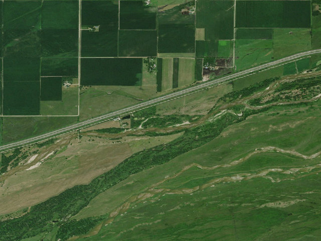 Aerial image of Loch Linda WMA