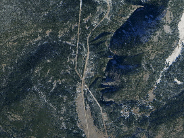 Aerial image of Lodgepole Campground