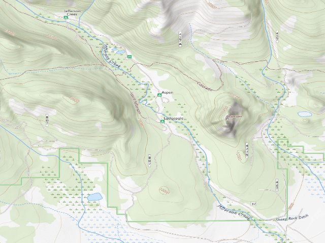 USGS topographic map of Lodgepole