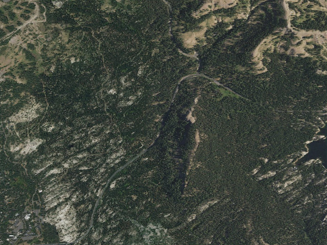 Aerial image of Lodgepole Overflow