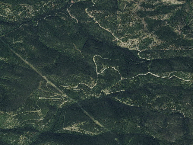 Aerial image of Lodgepole Saddle