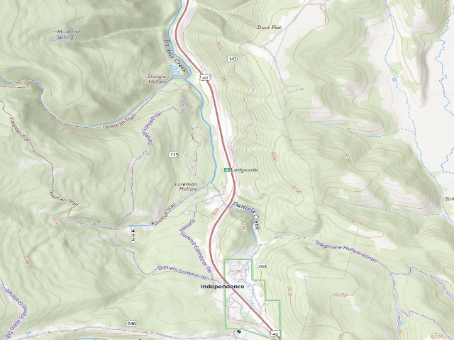 USGS topographic map of Lodgepole