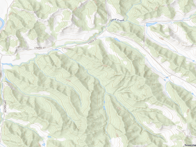 USGS topographic map of Loess Hills WMA