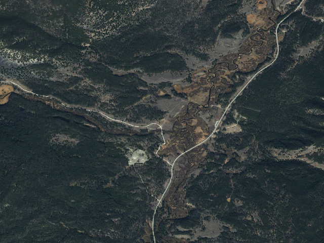Aerial image of Log Seating