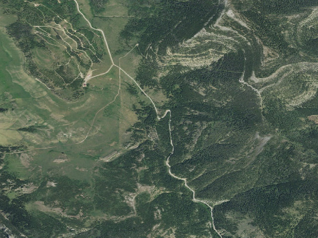 Aerial image of Logging Cr. Rd. 839-001