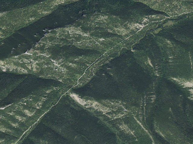 Aerial image of Logging Creek Cg