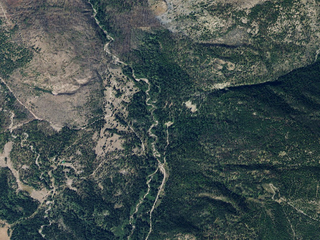 Aerial image of Lolo National Forest