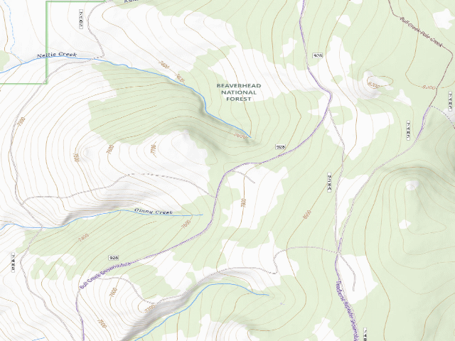 USGS topographic map of Lone Log
