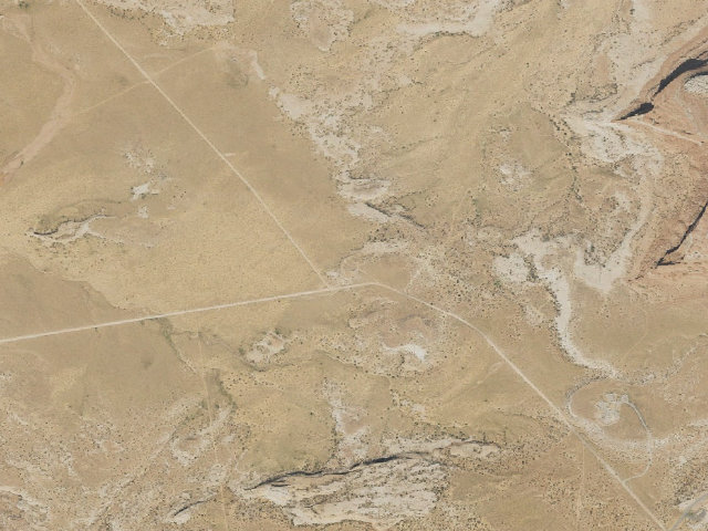 Aerial image of Lone Mesa Campground