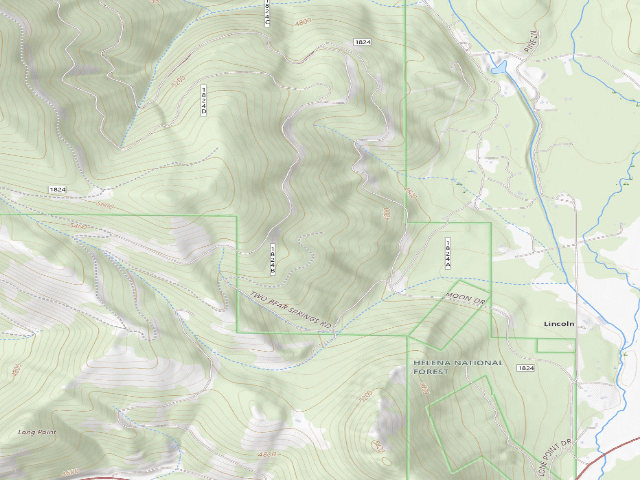 USGS topographic map of Lone Pt-001