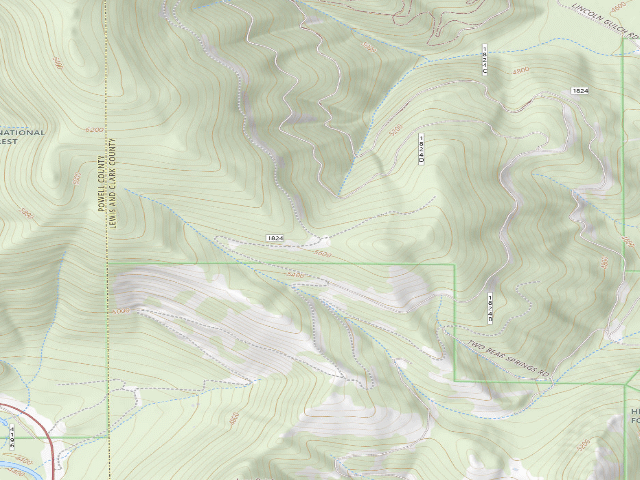 USGS topographic map of Lone Pt-002