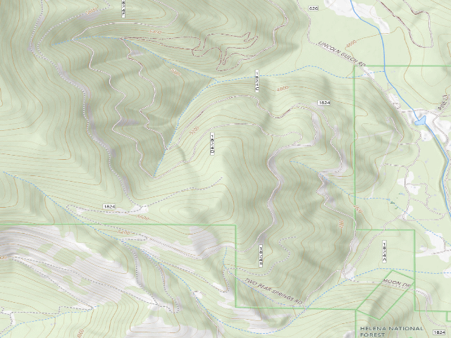 USGS topographic map of Lone Pt-003