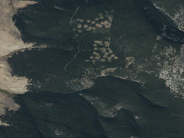 Aerial image of Lone Stump