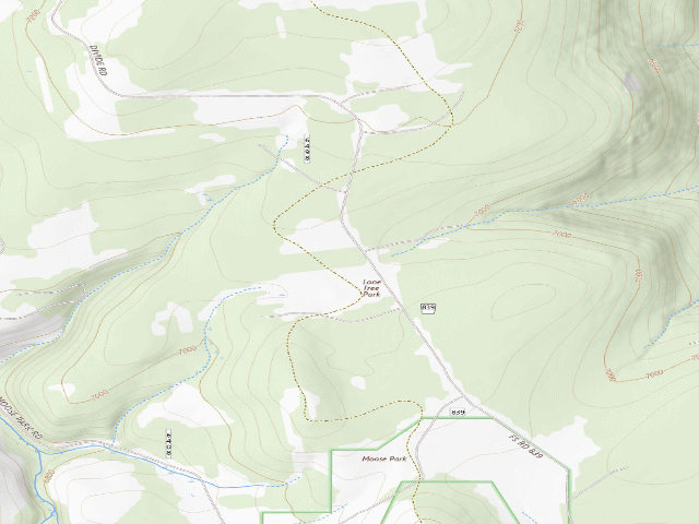 USGS topographic map of Lone Tree Park-001