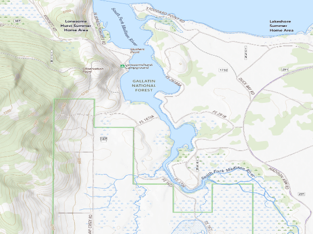 USGS topographic map of Lonesomehurst 1