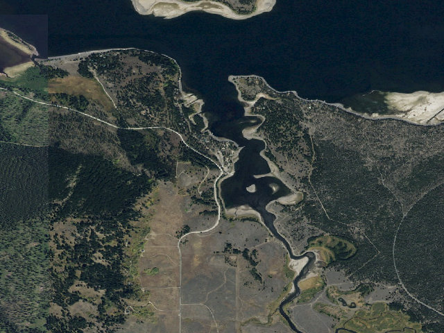 Aerial image of Lonesomehurst Campground