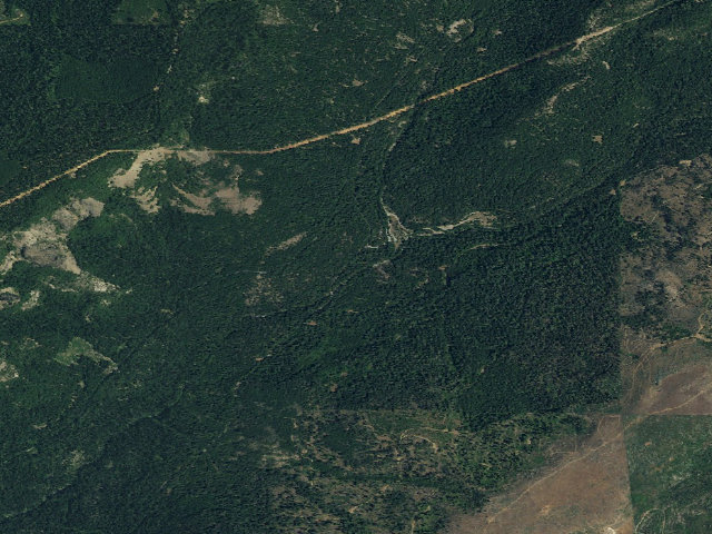 Aerial image of Long Canyon Camping Area