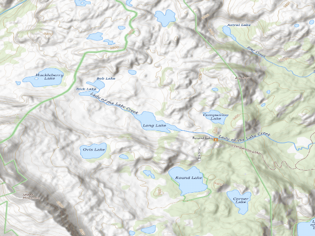 USGS topographic map of Long Lake-003 