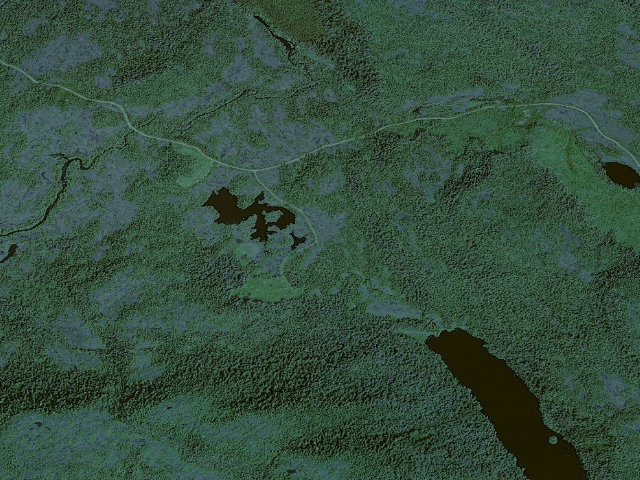 Aerial image of Long Lake
