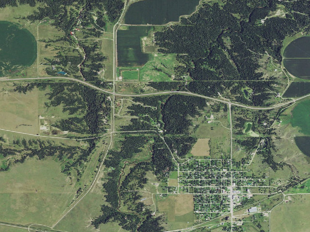 Aerial image of Long Pine SRA