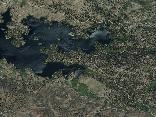 Aerial image of Long Point Group Campground