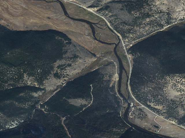 Aerial image of Long Pole