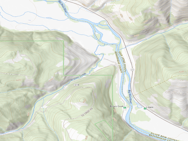USGS topographic map of Long Pole