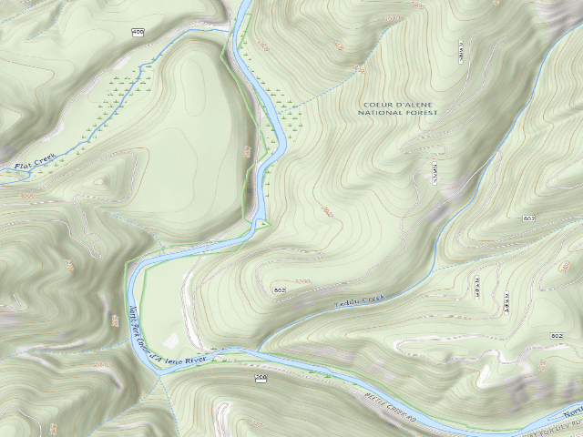 USGS topographic map of Long Pool