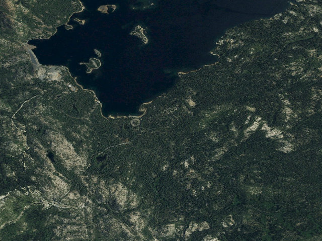 Aerial image of Loon Lake Group Campgrounds