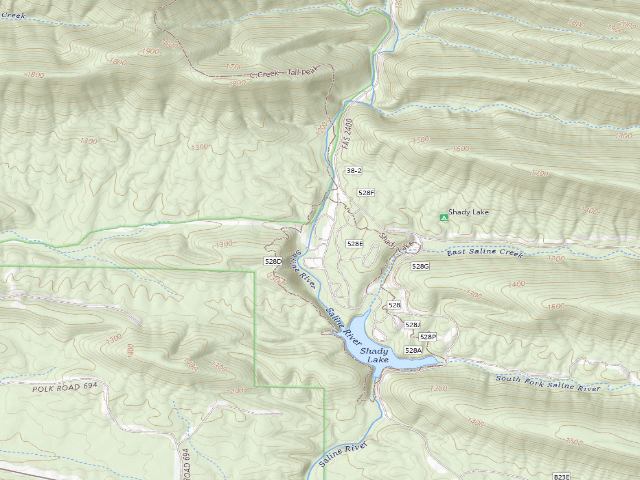 USGS topographic map of Loop C
