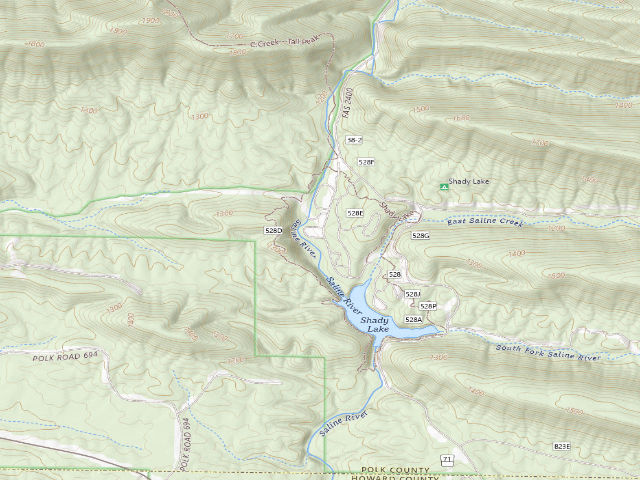 USGS topographic map of Loop D
