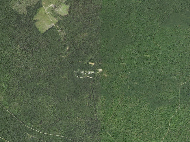 Aerial image of Loran Camp