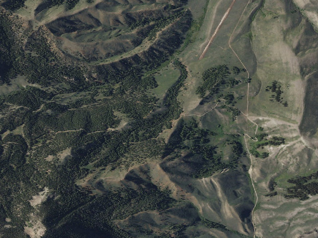 Aerial image of Loristica Group Campground