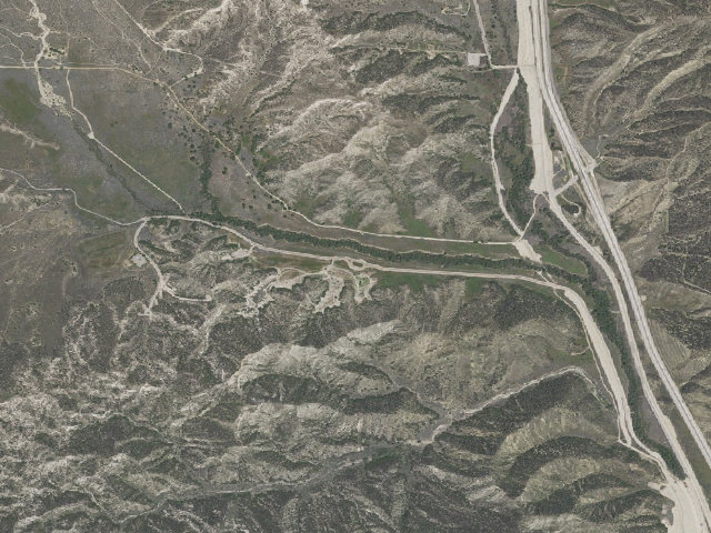 Aerial image of Los Alamos