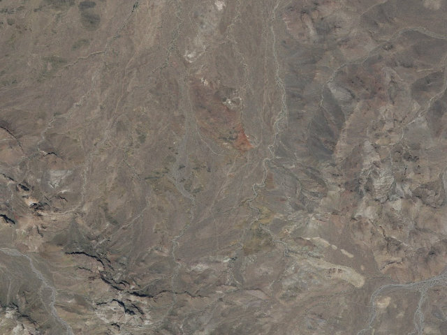 Aerial image of Lost Arch Historic Mining Camp