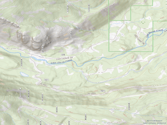 USGS topographic map of Lost Horse 015F