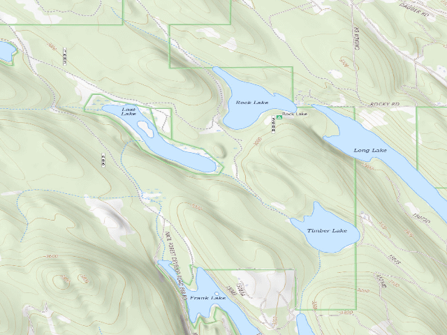 USGS topographic map of Lost Lake Site 1