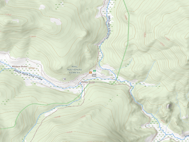 USGS topographic map of Lost Park