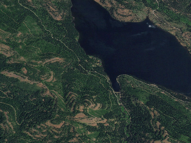 Aerial image of Lost Valley Dispersed