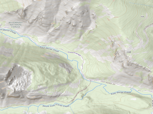 USGS topographic map of Losthorse-016