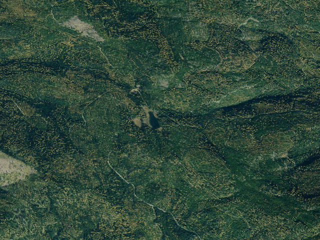 Aerial image of Louis Lake Site 2