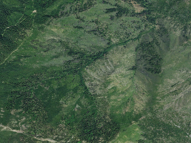 Aerial image of Louse Camp