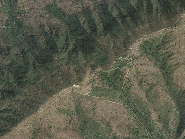 Aerial image of Low Gap Camp