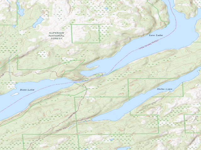 USGS topographic map of Low Lake Site 3